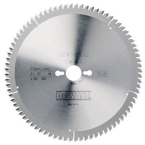 DeWalt - Lame de scie circulaire 216 mm 30 x 1,8 mm - DT4286