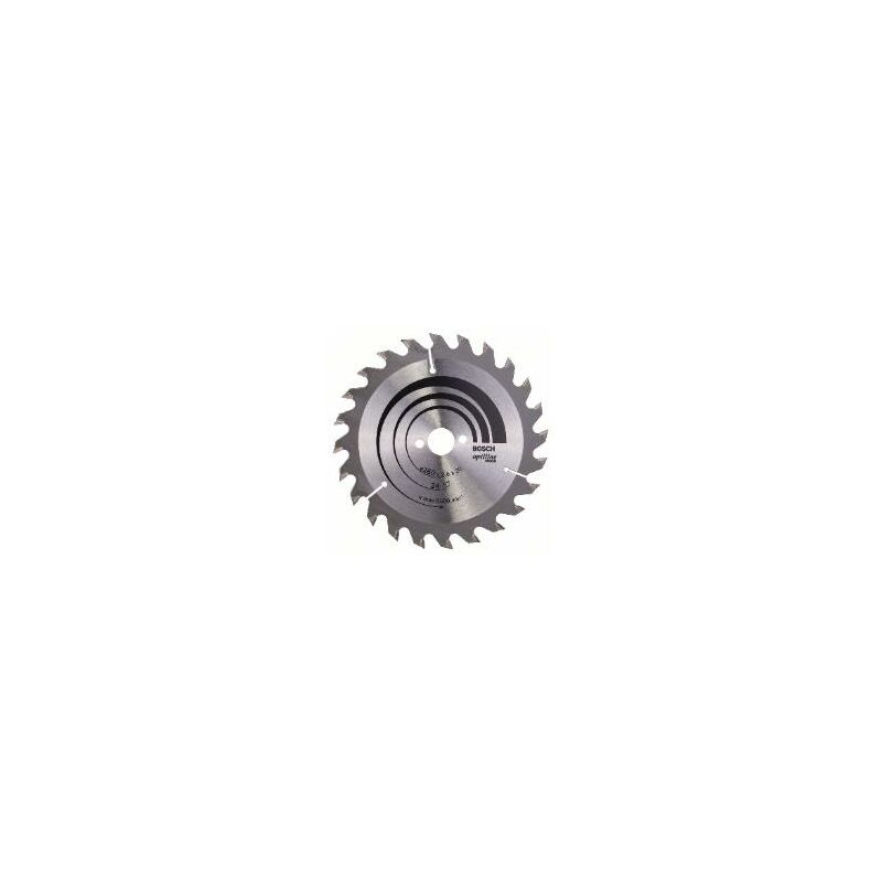 Lame de scie circulaire BOSCH Optiline Wood Ø 20mm - 160X20/16X2.6 - 24D ALT - 2 608 640 596