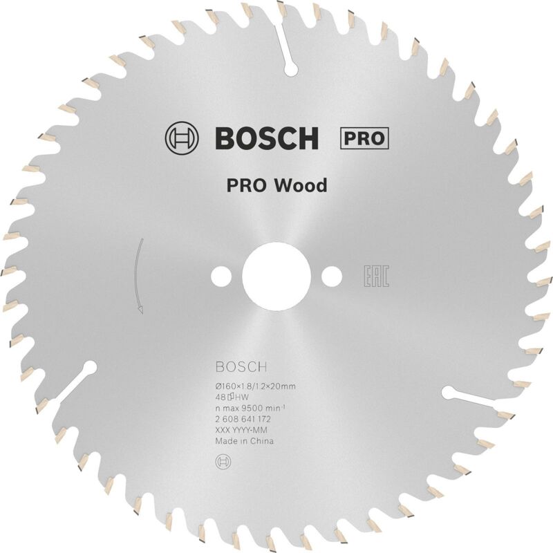Bosch - Lame de scie circulaire 160 x 20 x 1,8mm Optiline Wood pour le bois 48 dents 2608641172