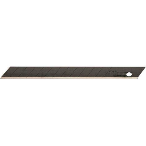 Lame sécable black 9mm pack de 10 LUTZ BLADES 1 PCS