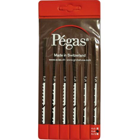 Lame sega scroll Pegas ps906x6di 130 mm 6 pezzi