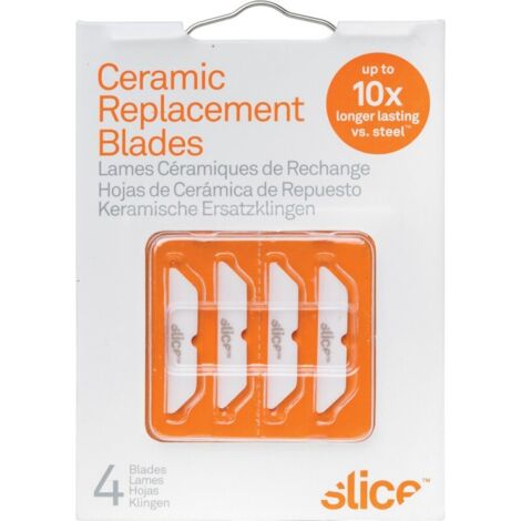 Lame Slice replacement blades doppio taglio acciaio inox 4 pezzi