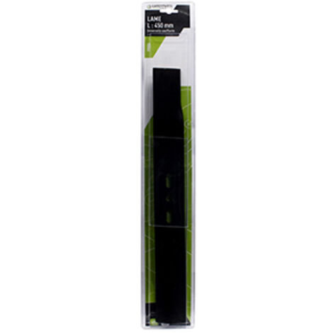 lame soufflante universelle droite, l: 450mm, alésage: 10mm. (sous coque).