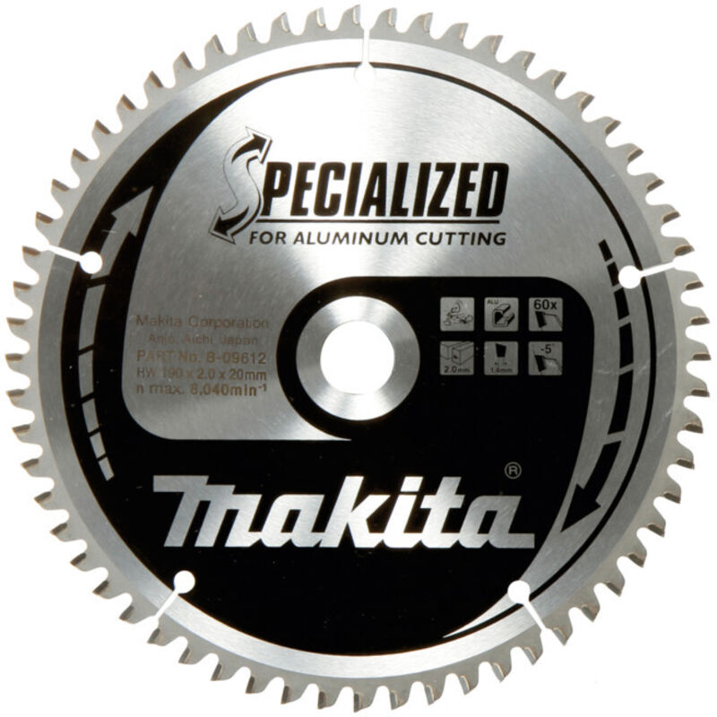Scie cloche MAKITA CMSA16560EL Diamètre 165 mm Alésage 20 mm Kerf 1 8 mm - vue 3