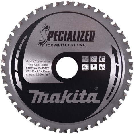 LAME TCT PO 185/30/38 ACIER MAKITA B-33423
