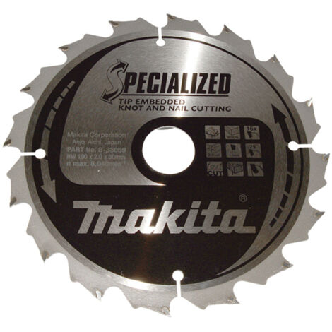 LAME TCT PO 190/30/16 BOISCLOU+ MAKITA B-33059