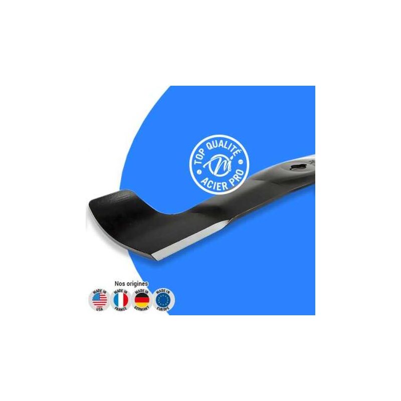 Matijardin - Lame tondeuse pour John Deere LTR155 M148243RT coupe 55,4 cm