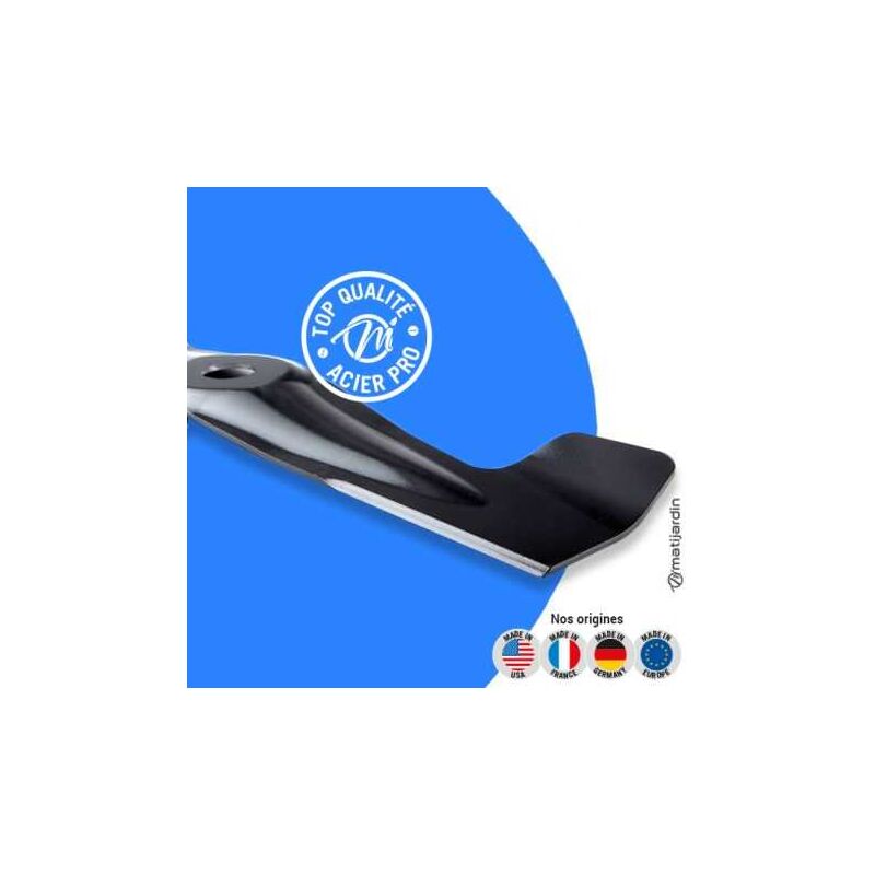 Matijardin - Lame tondeuse pour John Deere R54S SAA10544 coupe 53,5 cm