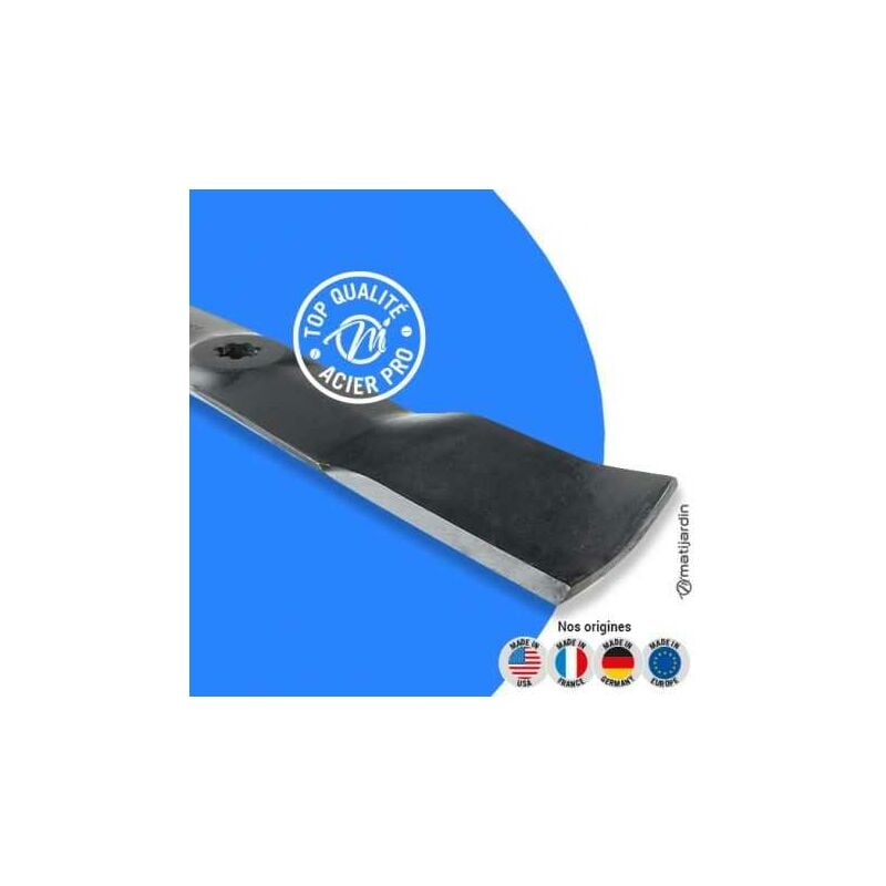 Lame tondeuse pour John Deere Riders G110 GY20684 coupe 47,3 cm