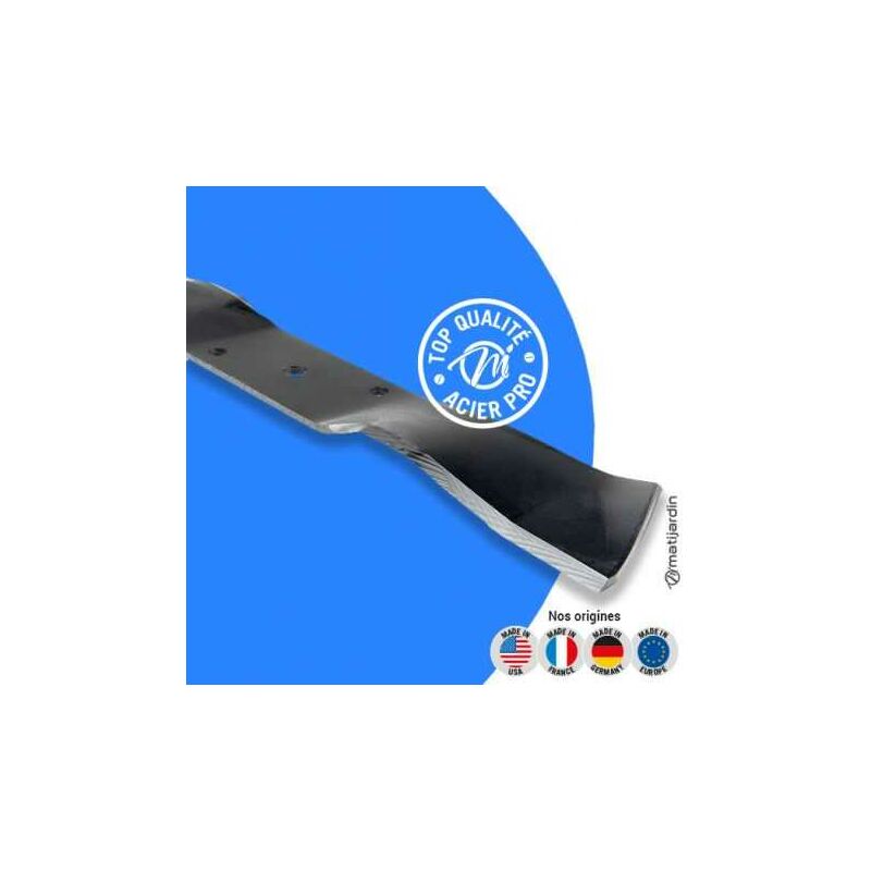 Lame tondeuse pour Stiga Park 100M 1134900201 coupe 38,5 cm