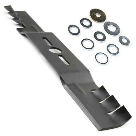 MATIJARDIN Lame tondeuse universelle mulching galbée Rotary Premium 45,7 cm