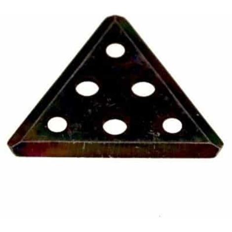 Lame Triangulaire Adaptable Pour Tondeuse Kynast. L: 70x70mm. Remplace Origine: 3r1306