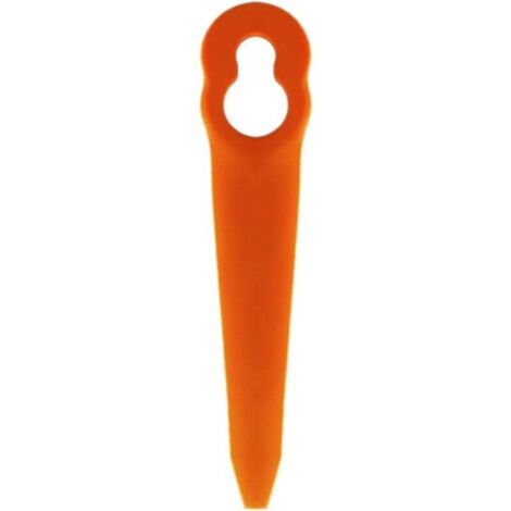 Lame Ulisem 100 Orange L90 per tosaerba Einhell, Bosch e CMI - Lame in plastica