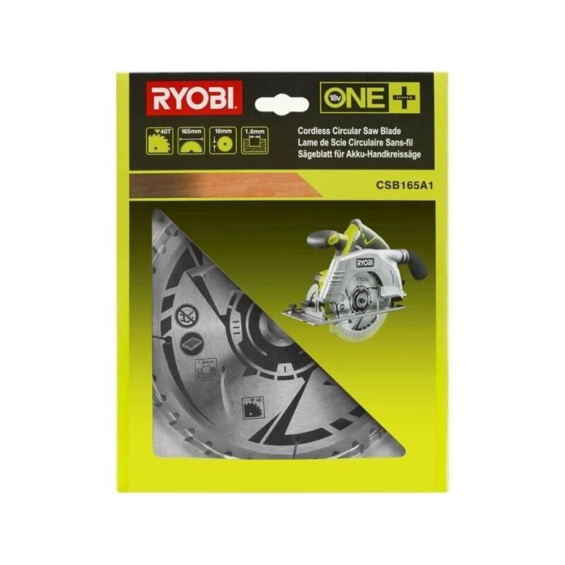 Ryobi - Lame ultra fine pour scie circulaire R18CS-0 One+ CSB165A1