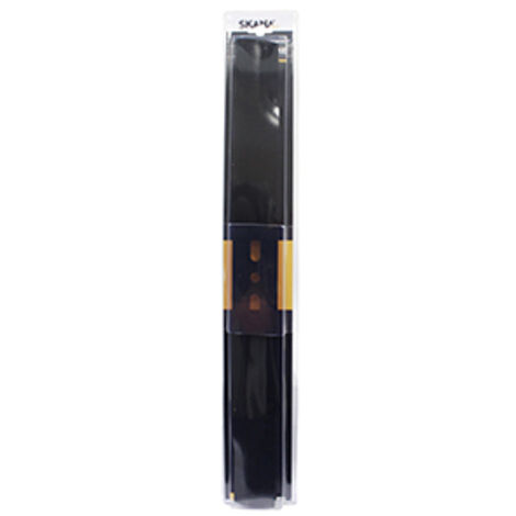 Lame Universelle Droite Soufflante Pour Tondeuse. Longueur : 530 Mm Alésage Central : 10 Mm Entraxe Trous Extérieurs : 45/75 Mm.