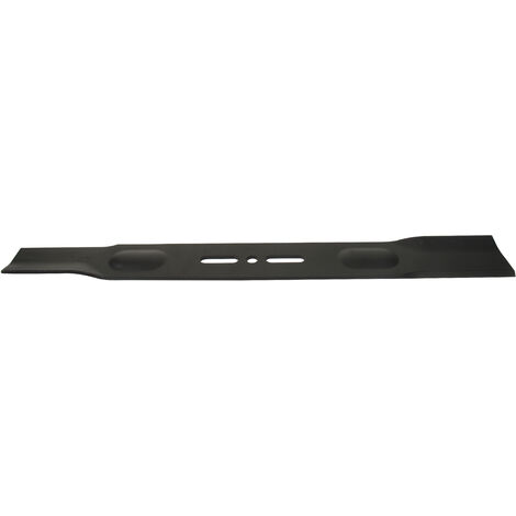 Lame universelle droite standard soufflante pour tondeuse - L: 450mm, alésage:10mm, entraxe: 55/98mm.