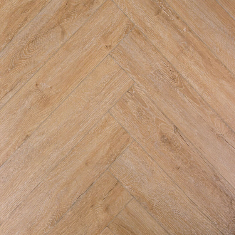 Lame vinyle clipsable Bâton Rompu avec sous couche intégrée - Deauville Chêne Clair