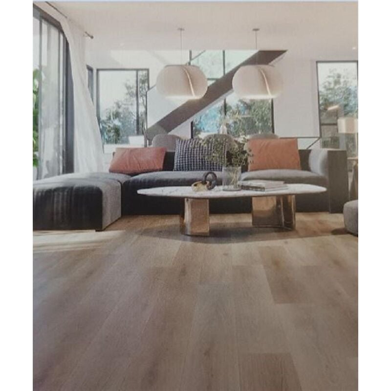 Lame vinyle clipsable Neoclick 30 - lvt Neoclick 30 - lot de 10 lames - Dimensions: 1120 x180 mm - Coloris: chocolate wood 02