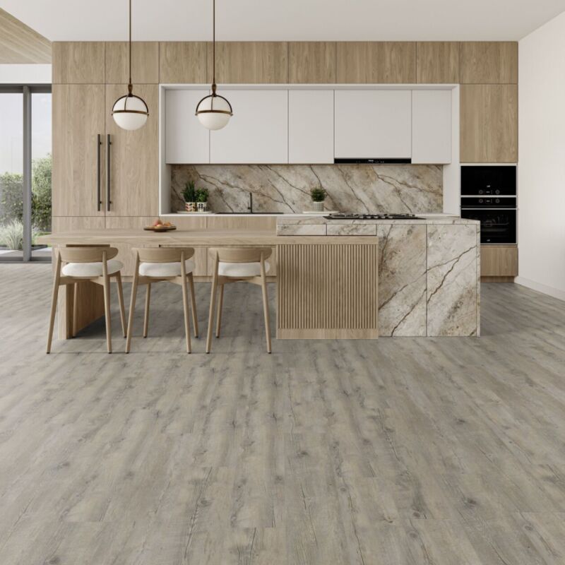 Lame de sol pvc clipsable sous couche intégrée effet bois pecan Gerflor 2.00 m²