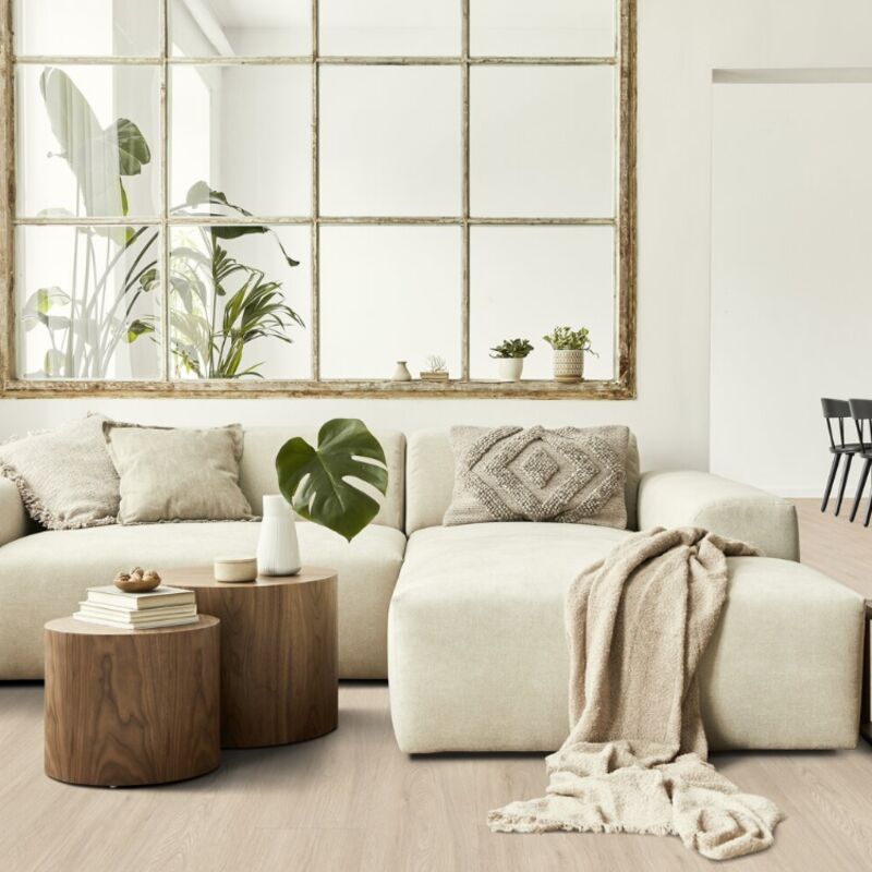 Senso Premium Rigid Acoustic '1541 Country Light Eir' Lame & dalle spc clipsable Bois clair 125 x 22,9 cm - Gerflor