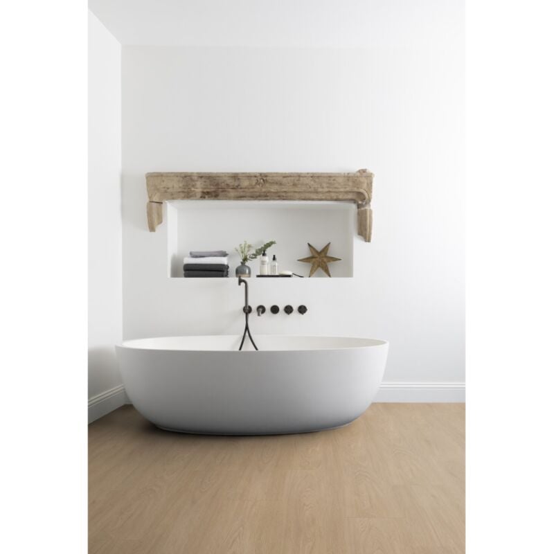 Lame de sol pvc clipsable sous couche intégrée effet bois country natural Gerflor 2.39 m²