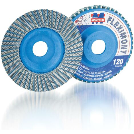 LAMELLEN SCHLEIFTELLER KÖRNUNG 120 Ø115MM MONTOLIT FLEXIMONTGM
