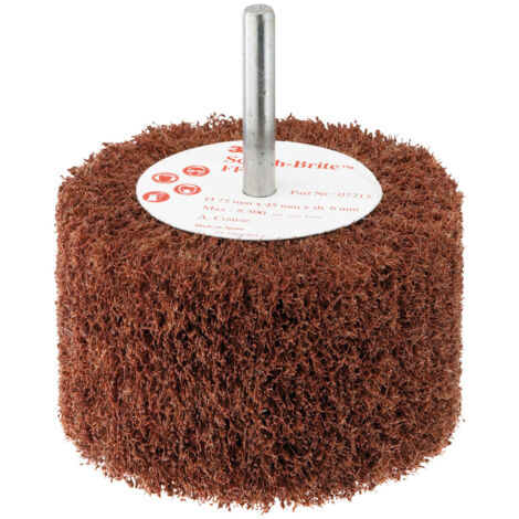 Lamellenbürste FF-ZS Schaft-Ø 6mm 75x45mm fine S 3M