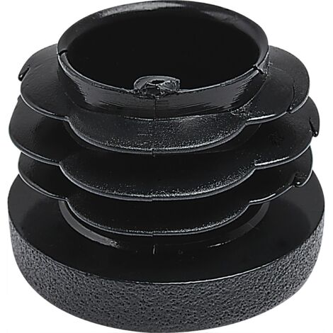 Lamellenstopfen rund ø 85 mm Höhe 6 mm Wandstärke 1,5 - 4 mm Kunststoff schwarz