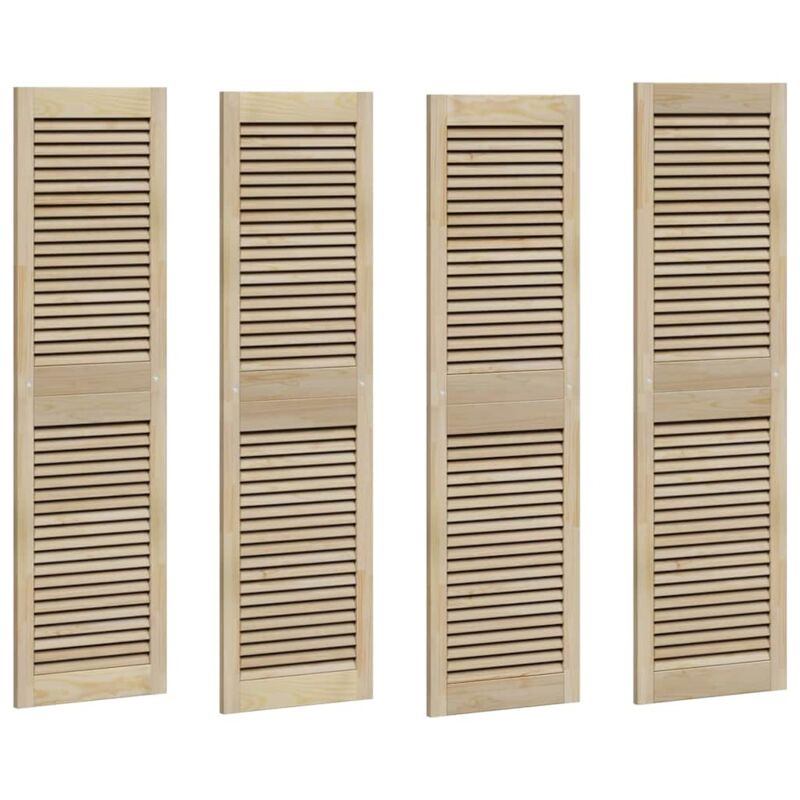 Vidaxl - Schranktüren Other Mit Tür 4 Pcs Braun 140.5 X 39.5 X 2.1 Cm