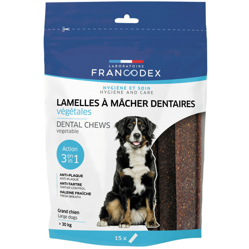 Lamelles à Mâcher 490g Pour Grands Chiens