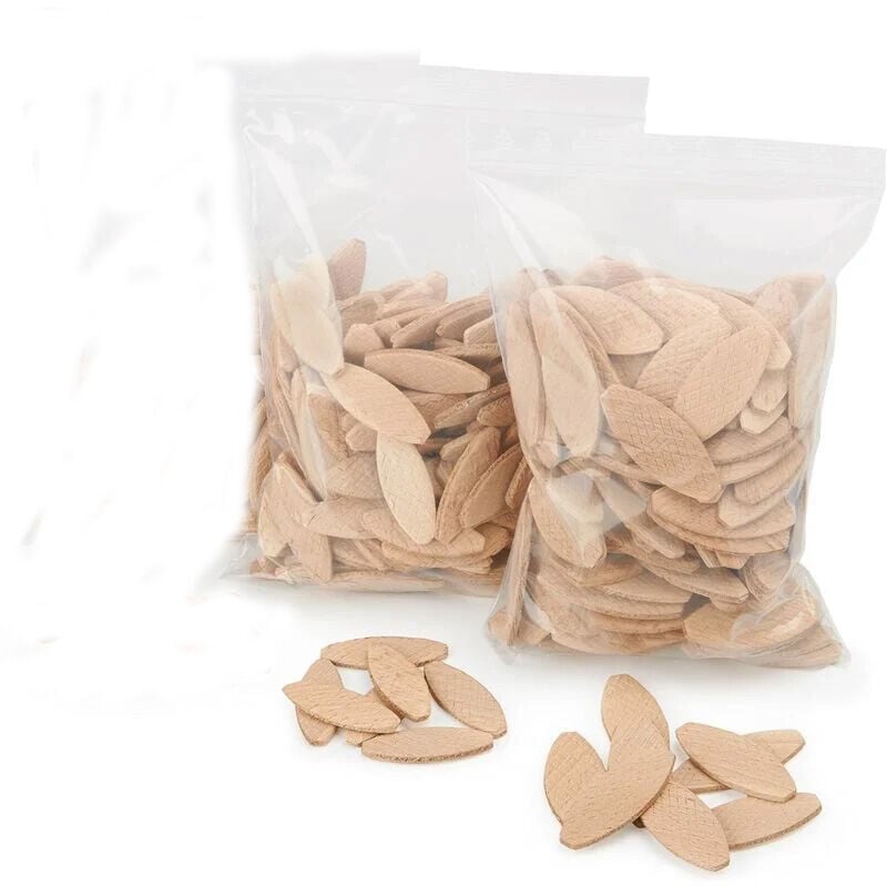 Roleader - Lamelles d'assemblage taille 20, paquet de 200 pièces, Lamello, Chevilles plates en bois de hêtre de haute qualité pour les menuisiers et