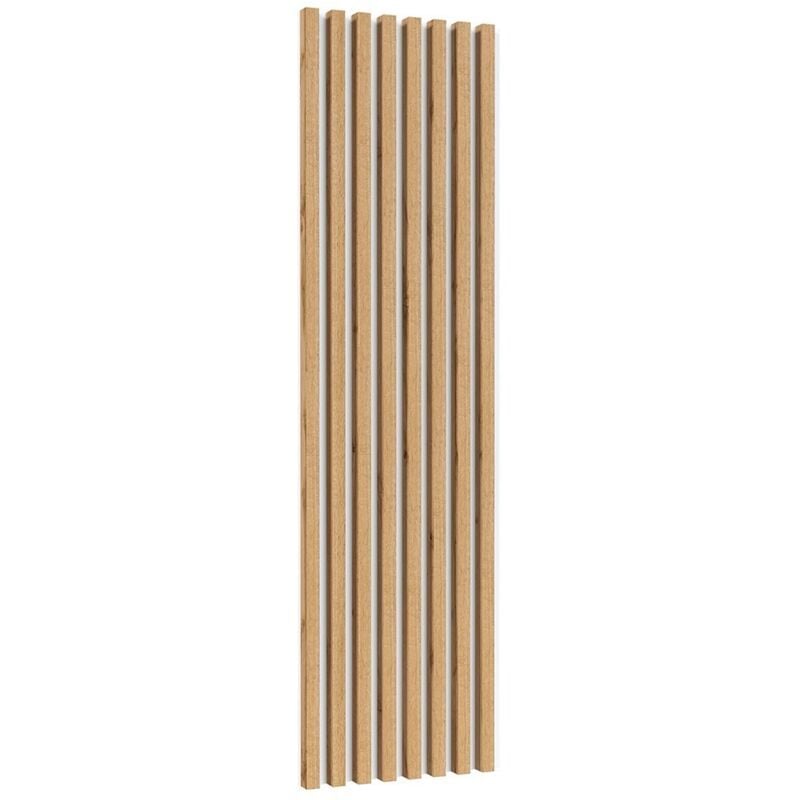 Meublorama - Lamelles décorative murale xl aspect chêne collection clara