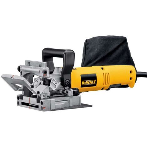 Dewalt – Lamelleuse 600W – Profondeur de coupe 20mm – Vitesse 10 000 tr/min – Pour assemblages bois précis – Système de guide à crémaillère - DW682K