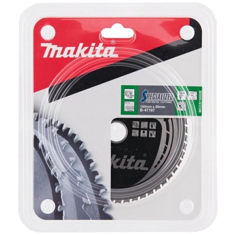 lame de scie SPECIALIZED métal 150mmx20x52D Makita B 47042 - vue 8