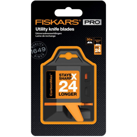 Lames de couteaux universelles pack de 50 CarbonMax (Par 6)