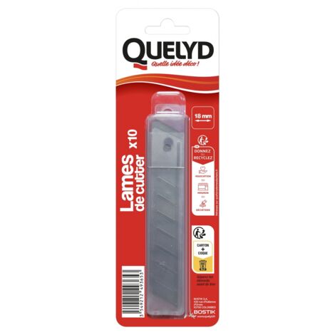 Lames De Cutter 18 Mm étui De 10 - Quelyd