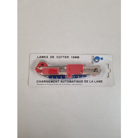 Lames de cutter 18 mm - Idéal pour le bricolage et la découpe
