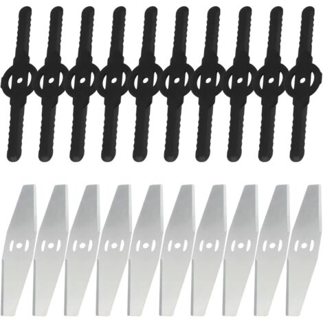Lames De Débroussailleuse 20 Pièces, Lames De Rechange pour Tondeuse À Gazon, Lames De Rechange pour Tondeuse À Gazon Électrique, Accessoires De Tondeuse À Gazon, Fournitures De Jardin