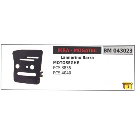 Lames de guide-chaîne IKRA pour tronçonneuse PCS 3835 4040 043023