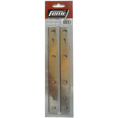 Lames de rabot FEMI Jobline - 210 mm - Lot de 2 unités - 3280010