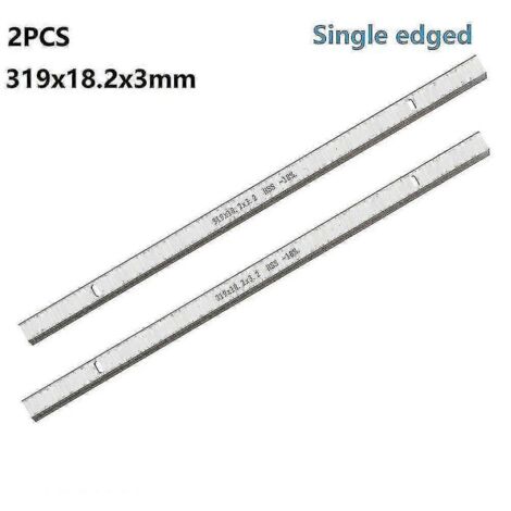 lames de rabot HSS à un seul tranchant, 319 x 18,2 x 3,2 mm, pour raboteuses Jet JWP-12, Cobra, GMC, Ryobi AP13, MA1931, CT-340-YUYU