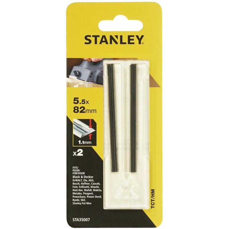 Stanley - Lames réversibles tct. Largeur : 82 mm. STA35007-XJ