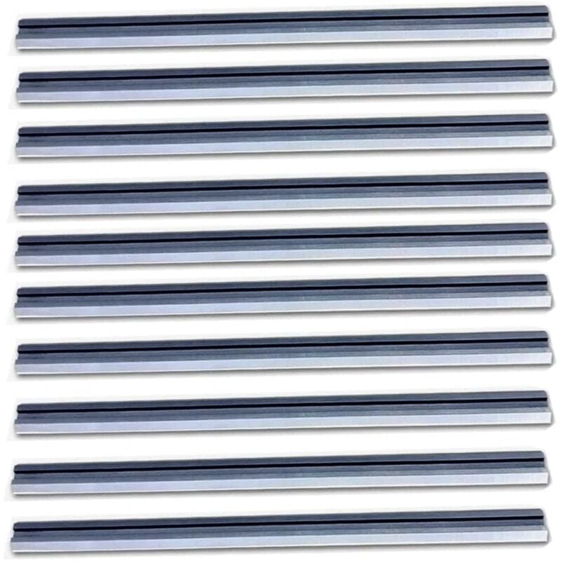 Lames de raboteuse de 3-1/4 pouces, paquet de 10 lames de raboteuse de 82 mm de remplacement pour Bosch, Makita, DeWalt, Wen 6530, Ryobi, Craftsman