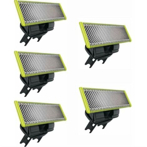 Lames de rasage compatibles OneBlade Pro - Lot de 5 - Pour hommes - Qualité supérieure-Produit compatible