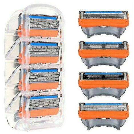DHKLFA Lames de rasoir 8 pièces pour lame de rasoir de remplacement Gillette Fusion 5 lames thsinde