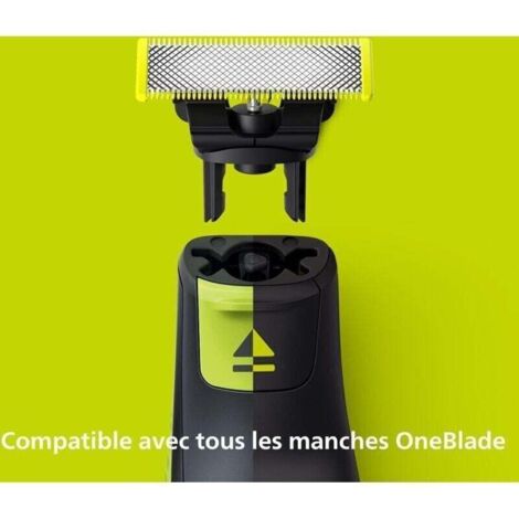 Lames de rechange compatibles avec OneBlade pour rasoir/tondeuse électrique OneBlade, en acier inoxydable haute résistance, pour la tonte, le coiffage et le rasage, lot de 5