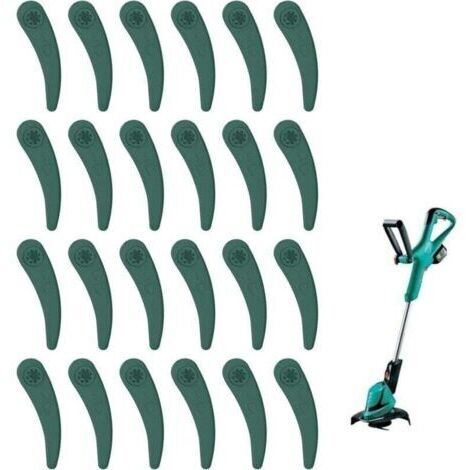 Lames de rechange en plastique pour tondeuse , 24 pièces