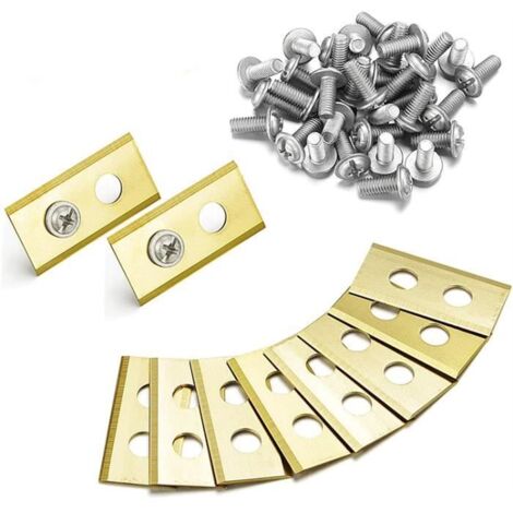 Lames de rechange en titane pour tondeuse robot Worx Landroid - 1 mm d'épaisseur, vis Dacromet incluses.