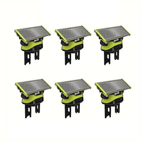 Lames de Rechange , lames de Applicable à OneBlade , pour rasoir/tondeuse électrique OneBlade, acier inoxydable robuste, taille, stylisation et rasage, lot de 6