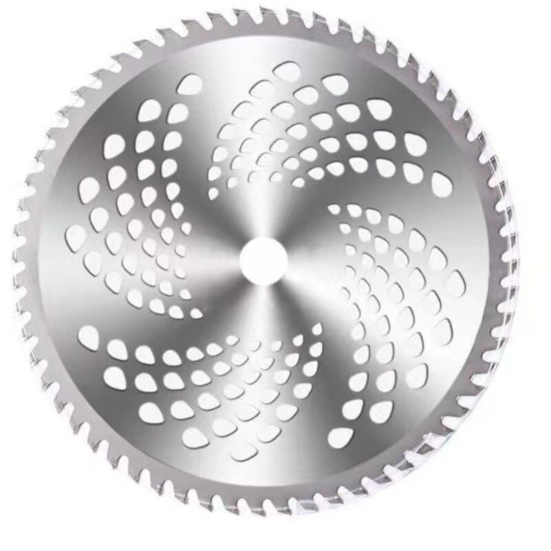 Lames de rechange, lot de 2 lames circulaires pour débroussailleuse à gazon, en alliage d'acier, pour débroussailleuse sans fil 3 en 1 avec batterie